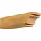 Ekena Millwork Mediterranean Rough Sawn Rafter Tail, Western Red Cedar, 6"W x 6"H x 24"L RFT06X06X24MED00RWR - alternate 1